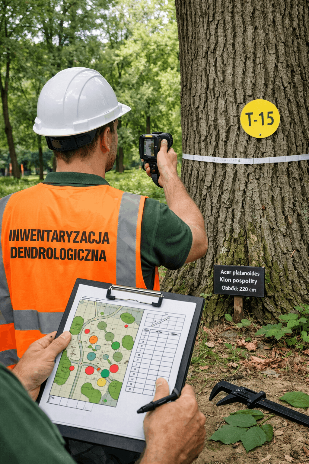 dokumenty pod drzewem