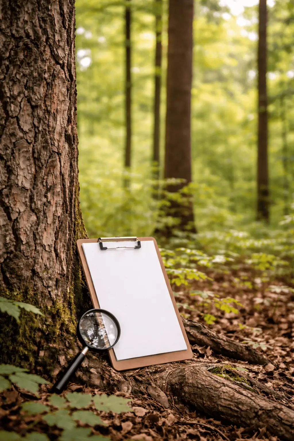 dokumenty pod drzewem